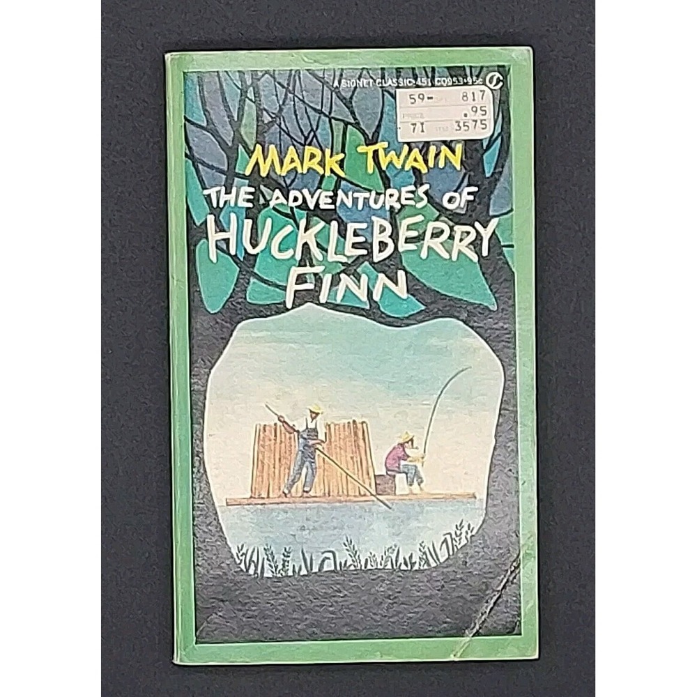 The Adventures of Huckleberry Finn by Mark Twain, Vintage 1959 Signet Classic
